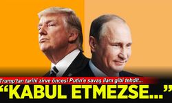 Trump'tan tarihi zirve öncesi Putin'e savaş ilanı gibi tehdit: Kabul etmezse..