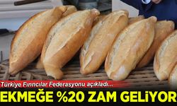 Türkiye Fırıncılar Federasyonu açıkladı: Ekmeğe yüzde 20'lik zam geliyor