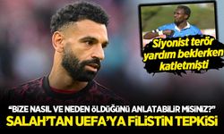 Mohamed Salah'tan UEFA'ya 'Filistin' tepkisi: Bize nasıl ve neden öldüğünü anlatabilir misiniz?