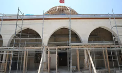 Depremde ağır hasar alan Habib-i Neccar Camii ayağa kaldırılıyor