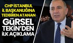 CHP İstanbul İl Başkanlığına tedbiren atanan Gürsel Tekin'den ilk açıklama