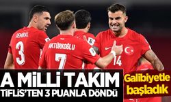 A Milli Futbol Takımı, Gürcistan'dan 3 puanla döndü