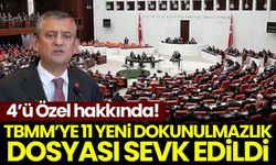 TBMM'ye 11 yeni dokunulmazlık dosyası sevk edildi