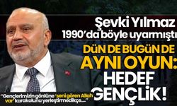 Şevki Yılmaz 1990'da böyle uyarmıştı! Dün de aynı bugün de aynı oyun, hedef gençlik!