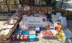 Başkentte bir iş yerinde 1,2 ton bozuk et ele geçirildi