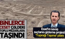 Esad, savaş suçlarını gizlemek için binlerce cesedi çöle taşımış