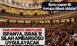 İspanya Meclisi, İsrail'e silah ambargosu uygulama kararını onayladı