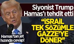 Trump'tan skandal tehdit: İsrail tek sözümle Gazze'ye döner!
