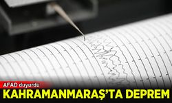 Kahramanmaraş'ta 4 büyüklüğünde deprem