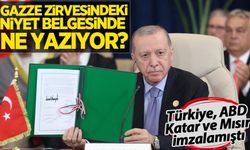 Türkiye, ABD, Mısır ve Katar’ın imzaladığı Niyet Belgesi'nin içeriği belli oldu