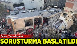 Bakan Tunç duyurdu: Gebze'de çöken bina ile ilgili soruşturma başlatıldı