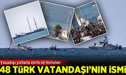 Sumud Filosu'nda zorla alı konulan 48 Türk vatandaşının isimleri