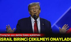 Trump'tan son dakika Gazze açıklaması: İsrail birinci hatta çekilmeyi onayladı