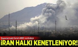 Kahpe Amerika-İsrail vurdukça İran halkı kenetleniyor! İnanılmaz görüntüler!