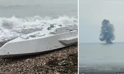 Ordu’da kıyıya vuran İDA kontrollü şekilde imha edildi