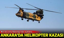 Ankara'da Kara Havacılık Komutanlığı'na ait ağır nakliye kaza kırıma uğradı