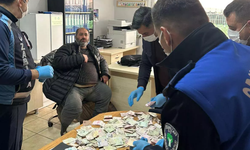 Dilencinin üzerinden çıkan para şaşırttı!
