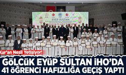 Kur'an nesli yetişiyor: Gölcük Eyüp Sultan İHO’da 41 öğrenci hafızlığa geçiş yaptı!