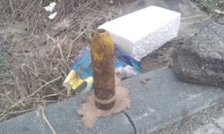 Sivas’ta çöpte havan mermisi bulundu