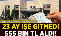 Rüşvet operasyonundan 'hayalet personel' çıktı: 23 ay işe gitmeden 555 bin TL aldı