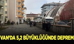 Van'da 5,2 büyüklüğünde deprem oldu