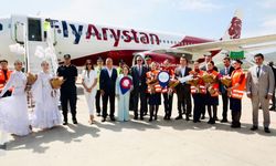 Gazipaşa-Alanya Havalimanından Kazakistan'a direkt uçuşlar başladı