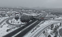 Adana'nın yüksek kesimlerinde kar yağışı etkili oldu