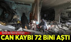 Gazze'de Siyonist Vahşet: Can Kaybı 72 Bini Aştı