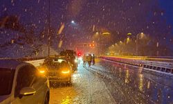 Kahramanmaraş'ta kar yağdı
