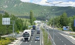 D-100 kara yolunun Çankırı kesiminde ağır tonajlı araçların geçişi 1 Haziran'a kadar yasaklandı