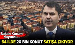 Bakan Kurum duyurdu: 64 ilde yeni konutlar satışa çıkıyor!