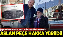 Şapka dayatmasına karşı çıktığı için asılan Şehit Aslan Peçe'nin aynı adı taşıyan evladı Hakk'a yürüdü