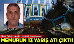 Buca Belediyesi'ne yolsuzluk operasyonu: Memurun 13 yarış atı çıktı