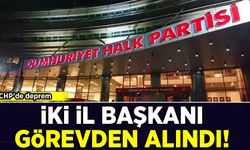 CHP'de deprem: İki il başkanı görevden alındı