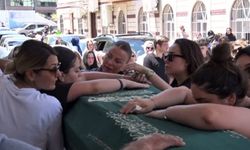 İzmir'de silahlı saldırıda öldürülen Can Polat için cenaze töreni