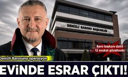 Denizli'de uyuşturucu operasyonu: Baro başkanı dahil 12 avukat gözaltında