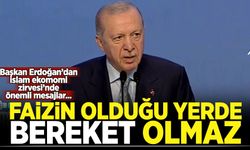 Erdoğan: Faizin olduğu yerde bereket olmaz
