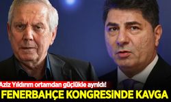 Fenerbahçe kongresinde kavga: Aziz Yıldırım ortamdan güçlükle ayrıldı!