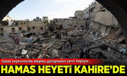 Hamas heyeti, Gazze'deki ateşkes müzakereleri için Kahire'de
