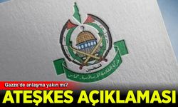 Hamas'tan Gazze'de ateşkes anlaşmasına ilişkin açıklama