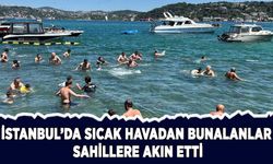 İstanbul'da sıcak havadan bunalanlar sahillere akın etti