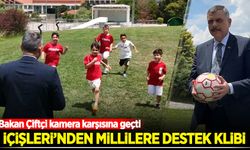 İçişleri'nden A Milli Futbol Takımı'na destek klibi! Bakan Çiftçi kamera karşısına geçti