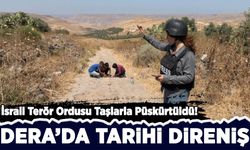 Dera'da Tarihi Destan: İsrail Terör Ordusu Taşlarla Püskürtüldü!