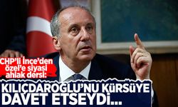 Muharrem İnce’den Özel’e siyasi ahlak dersi: Kılıçdaroğlu’nu kürsüye davet etseydi