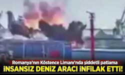 Romanya'da şiddetli patlama! İnsansız deniz aracı infilak etti