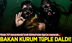 Bakan Kurum denizlere nefes aldıran projeyi su altı dalışıyla inceledi