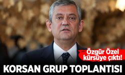 Özgür Özel'den korsan grup toplantısı! Kürsüye çıktı