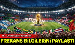 TRT, Dünya Kupası maçları için frekans bilgilerini paylaştı