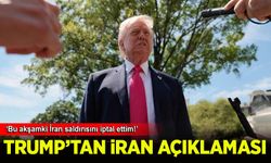 Trump duyurdu: 'İran saldırısını iptal ettim!'