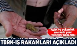 Türk-İş araştırma sonuçlarını açıkladı! Açlık ve yoksulluk sınırında yeni rakamlar belli oldu